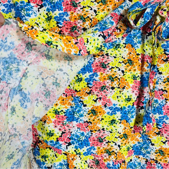 LOFT Ruffle Floral Wrap Skirt - Picture 5 of 7